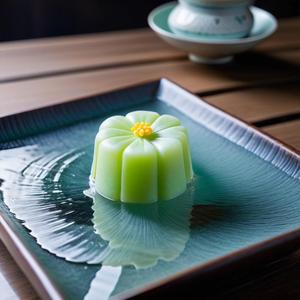 Flower Shaped Glutinous Rice Cakes Homemade Moon Cake <b>Green</b> Bean Cake Dessert Customization Silicone Mold - Product Image 4