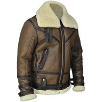 Veste en cuir d'agneau marron sur mesure OEM 2026, 100% cuir de haute qualité, prix de gros, veste d'hiver tendance coupe-vent