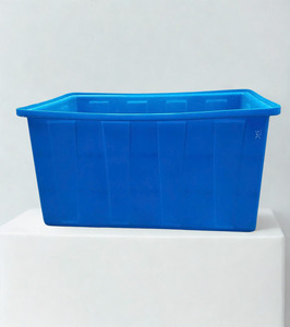 Heavy Duty Rectangular <b>Plastic</b> Storage Containers – Multi Size OEM <b>Boxes</b> for Textile Dyeing & Seafood Processing - Product Image 1