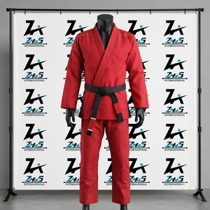 Uniformes de Judo de Diseño de Alta Calidad, Conjuntos de Uniformes de Judo de Tela de Poliéster y Elastano, Transpirables, de Secado Rápido, Uniformes de Judo Unisex para Artes Marciales - Product Image 1