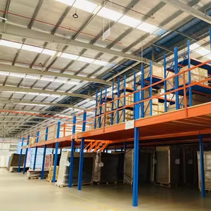 Rayonnage en acier de système de support de mezzanine résistant pour le garage d'entrepôt et le stockage de capacité élevée - Product Image 3