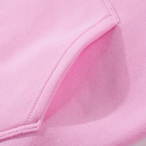Nouveauté en promotion : Ensemble sweat à capuche rose pour homme, couleur unie, décontracté, pour l'automne, 100 % coton - Product Image 5