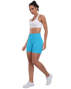 Butt Lifting Shorts For Women Workout Gym Biker Shorts High Waisted Tummy Control Running Sports Yoga <b>Booty</b> Scrunch Butt Shorts - Product Image 3