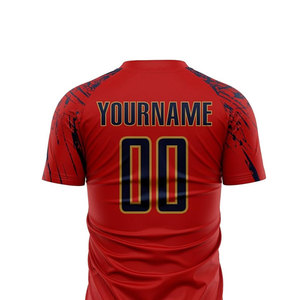 Uniforme de Fútbol Barato al por Mayor, Conjunto de Entrenamiento de Fútbol Personalizado de Manga Corta, Camiseta de Fútbol de Manga Corta para Hombre, Conjunto Deportivo Transpirable - Product Image 4