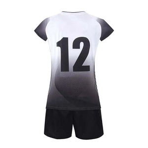 Conjunto de Camiseta y Pantalones Cortos de Voleibol al por Mayor, Ligero, Transpirable, para Entrenamiento Atlético, Proveedor de Logotipos Personalizados - Product Image 3
