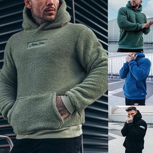 Nouveauté très demandée : Sweats à capuche Sherpa pour hommes de qualité supérieure, respirants, à séchage rapide, grandes tailles, en polaire Sherpa. - Product Image 4