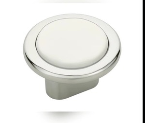 Luxury Modern Zinc Cabinet Knob Polished Chrome Durable Kitchen <b>Wardrobe</b> Drawer Pulls Furniture <b>Hardware</b> Factory Direct - Product Image 3