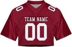 Tops courts en maille tendance pour femmes grandes tailles, imprimés par sublimation, respirants, style vintage, 100% polyester, séchage rapide - Product Image 5