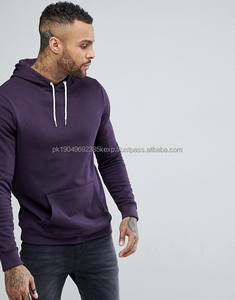 Petites quantités de sweats à capuche en coton de haute qualité, coupe ajustée, pour hommes, pour la salle de sport, sweats à capuche unis pour l'automne - Product Image 2