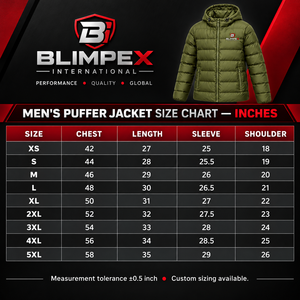 Chaqueta Acolchada Ligera con Capucha para Hombre, Personalizable OEM, Abrigo de Invierno Aislante y Plegable, Marca Privada, Directo de Fábrica, Blimpex INT - Product Image 6