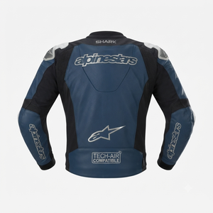 Men’s Cowhide Leather <b>Racing</b> <b>Jacket</b>/Chaqueta MotoCP Style CE Level 2 Armor Motorcycle Track Riding Protective Gear CE - Product Image 2