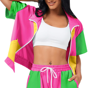Ensemble short coupe-vent pour femme, léger, deux pièces, vêtements de sport, séchage rapide, course à pied, entraînement, tenue décontractée d'été - Product Image 6