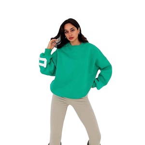 ชุดวอร์มผู้หญิงสีพื้นเรียบง่าย สไตล์สตรีทแวร์ รุ่นใหม่ล่าสุด ชุดวอร์มสำหรับผู้ใหญ่ สั่งทำได้ สวมใส่สบาย ผ้าฝ้าย 100% ชุดลำลองสำหรับผู้หญิง - Product Image 2