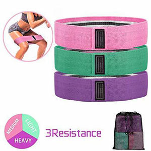 Laiem International Custom Logo Resistance Hip Circle Bands-Rubber Polyester Portable for Gym Fitness <b>Legs</b> Arms <b>Exercises</b> - Product Image 4