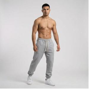 Pantalon de jogging avec logo personnalisé pour femmes pantalon ample en coton éponge pantalon de survêtement pantalon de jogging de travail pour hommes - Product Image 1