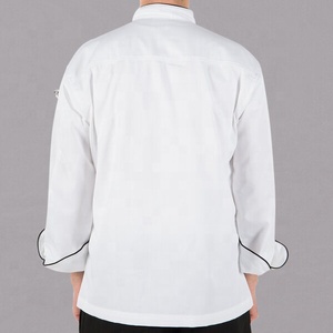 เสื้อเชฟแฟชั่นทันสมัย ชุดสูทผู้ชาย เสื้อเชฟคุณภาพสูง ชุดยูนิฟอร์ม OEM เสื้อครัวและบาร์สำหรับมืออาชีพ - Product Image 3