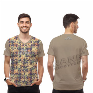 เสื้อยืดผู้ชายผ้าฝ้าย 100% เป็นมิตรกับสิ่งแวดล้อม พิมพ์ลาย ทรงหลวม ดีไซน์ตามสั่ง รุ่นใหม่ล่าสุด - Product Image 3