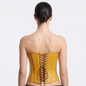Top Corset de Cuero de Alta Compresión para Mujer con Cierre Ajustable, Diseño sin Costuras, Talla y Color Personalizables - Product Image 2