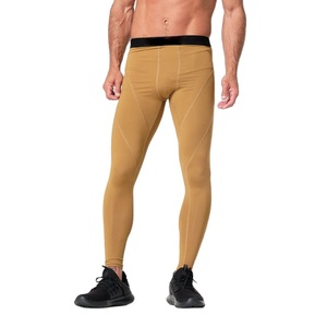 Collants de compression pour hommes en coton et fibre de bambou 240 GSM, soutien musculaire, respirants, antibactériens, taille élastique, pour la gym - Product Image 4