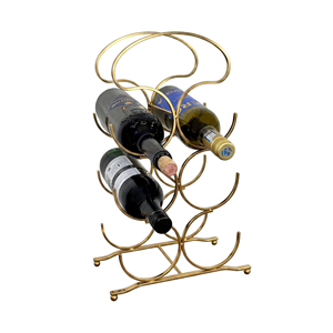 Countertop Wine Rack Holder Wineglass Holder 5-9 Bottle Capacity Display Stand Home Furniture Wine Bottle Holder - Product Image 6
