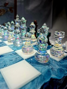 High Quality Custom Resin <b>Chess</b> <b>Board</b> Box <b>Chess</b> Game <b>Set</b> Luxury <b>Chess</b> Piece High Selling Belladec Handmade Artistic - Product Image 5