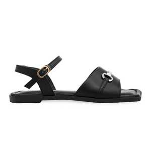 Black Formal Heeled <b>Sandal</b> FR5244 - Product Image 3