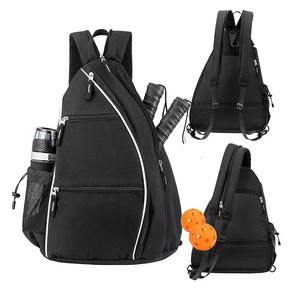 Top Trending Customizable Neoprene Sports <b>Backpack</b> with Pickleball Tennis Racket Storage for Gym Use Features Customizable Logo - Product Image 1