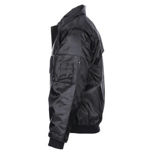 Chaqueta de seguridad reflectante de alta calidad con cremallera para hombre, ropa de trabajo de seguridad, chaqueta de seguridad de manga larga para construcción. - Product Image 4