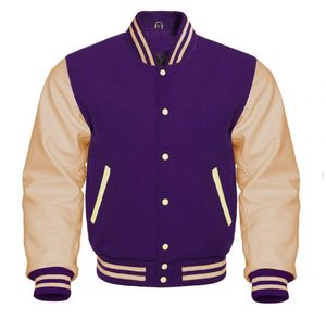 Chaquetas Varsity con Mangas de Cuero, Chaqueta Letterman al por Mayor, Chaqueta de Béisbol para Niños 2022 - Product Image 1
