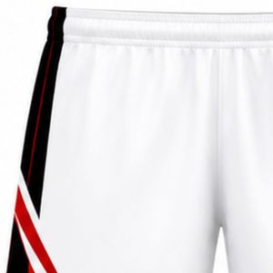 Shorts de volley-ball sublimés blancs, rouges et noirs – Bas de tenue sportive professionnels pour matchs d'équipe – Vêtements d'entraînement légers - Product Image 3