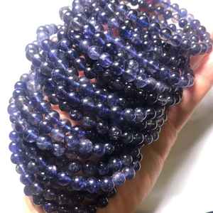 Cuentas de Iolita Azul Natural, Cordierita de Calidad, Cuentas Sueltas para Fabricación de Joyería y Manualidades DIY - Product Image 5