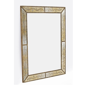 Espejo de Pared Decorativo Veneciano Ornamentado |   Espejo Decorativo de Estilo Barroco de Lujo |   Espejo de Estilo Antiguo Vintage |   Decoración de la Sala de Estar - Product Image 1