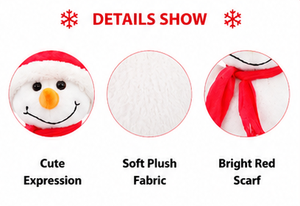 Muñeco de Nieve Pequeño de Peluche, Adorable Muñeco de Nieve de Felpa, Cojín de Peluche con Temática Invernal, Regalo Personalizado OEM al por Mayor - Product Image 4