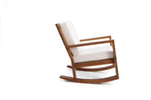 Silla mecedora diseñada con movimiento deslizante suave y estructura robusta que proporciona un asiento relajante para espacios de estar y dormitorios - Product Image 2