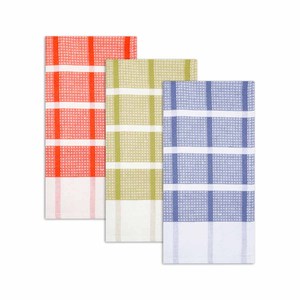 Serviettes de cuisine en coton gaufré 100% coton, séchage rapide, écologiques, personnalisables, chiffon de nettoyage de cuisine, motif à carreaux, en provenance d'Inde. - Product Image 6