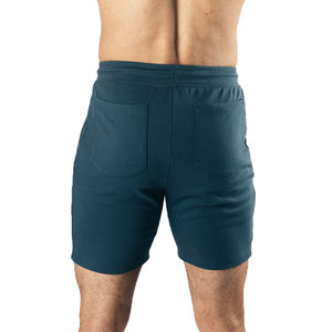 Shorts de sport décontractés pour hommes, nouvelle conception, logo personnalisé, été, coton, taille élastique, shorts de course unis avec poche - Product Image 2