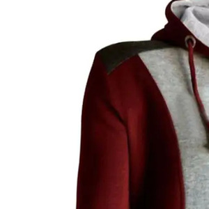 Ensemble de survêtement pour femme, color block, à capuche, fermeture éclair, manches longues, décontracté, sportif, polyester et coton, automne, coupe classique - Product Image 6