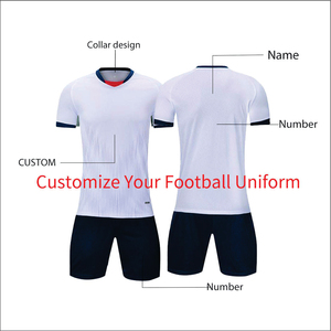 Maillot de football personnalisable, maillot de foot sur mesure, durable, 100% polyester, séchage rapide, impression par sublimation, service OEM, uniforme d'entraînement - Product Image 3