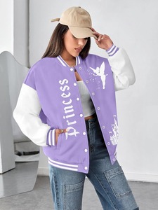 Premium Quality <b>Women</b> Varsity <b>Jacket</b> <b>Lightweight</b> Urban Bomber <b>Jacket</b> Manufacturer Wholesale Supply - Product Image 4