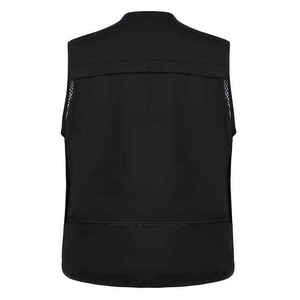 Chaleco de Motociclista de Mezclilla Negra para Hombre TITAN TREAD WEAR, con Cierre, Múltiples Bolsillos, Cuello Cuadrado, Sin Mangas, Transpirable y con Calefacción - Product Image 2