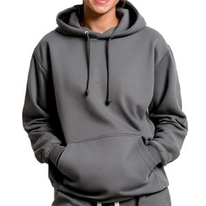 Sweat à capuche en molleton de coton épais de qualité supérieure pour hommes, multicolores, streetwear d'hiver, pull-over pour hommes - Product Image 3
