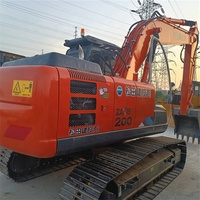 Excavatrice sur chenilles lourdes Hitachi ZX200 d'occasion 2024, 20 tonnes, pompe hydraulique, pelleuse, inspection sur site bienvenue