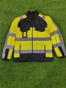 High Visibility Reflective Safety Winter Workwear Jacket Men Adjustable Hi Vis Safety Jacket Reflective <b>Working</b> Jacket For Man - Product Image 4