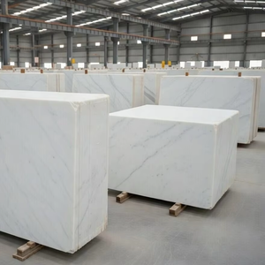 Blocs de marbre blanc esthétiques pour jardin zen, éléments en pierre naturelle pour aménagement paysager moderne, vente en gros - Product Image 1