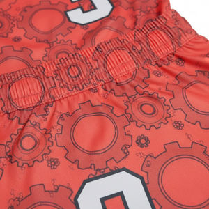 Uniforme de Fútbol Sublimado Personalizado, Conjunto de Camiseta de Fútbol 100% Poliéster, Transpirable, Ropa Deportiva para Hombre, Traje de Entrenamiento, Diseño Rojo - Product Image 5