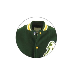 Hot Sale Trendy Women's Letterman Varsity Jacket Breathable Cotton Outerwear for Autumn and Winter Wholesale Price - Product Image 2