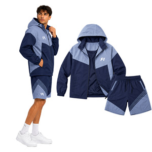 Custom logo Men's Water Reactive <b>Jacket</b> and <b>Waterproof</b> <b>Jacket</b> Shorts Sets <b>Light</b> and Comfortable Running Cycling men's <b>jackets</b> - Product Image 2