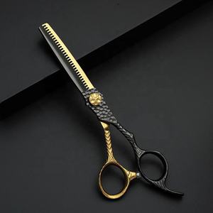 Ciseaux de coiffure 6'' en acier inoxydable JP, ensemble de ciseaux de barbier professionnels pour la coupe de cheveux, avec sac inclus - Product Image 3