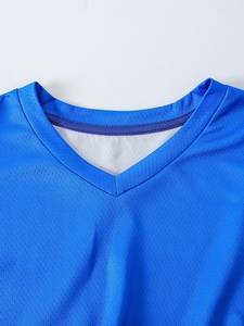 Ensemble de maillots de volley-ball unisexes de qualité supérieure, personnalisés, avec différents designs, 100% polyester, manches courtes, uniforme de volley-ball - Product Image 3