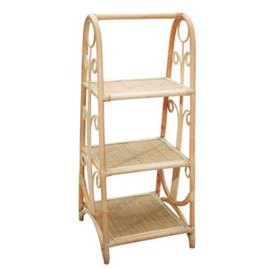 Estantería de Ratán Hecha a Mano de Primera Calidad, Estante de Almacenamiento Portátil, Mueble Decorativo Ecológico para Dormitorio - Product Image 1